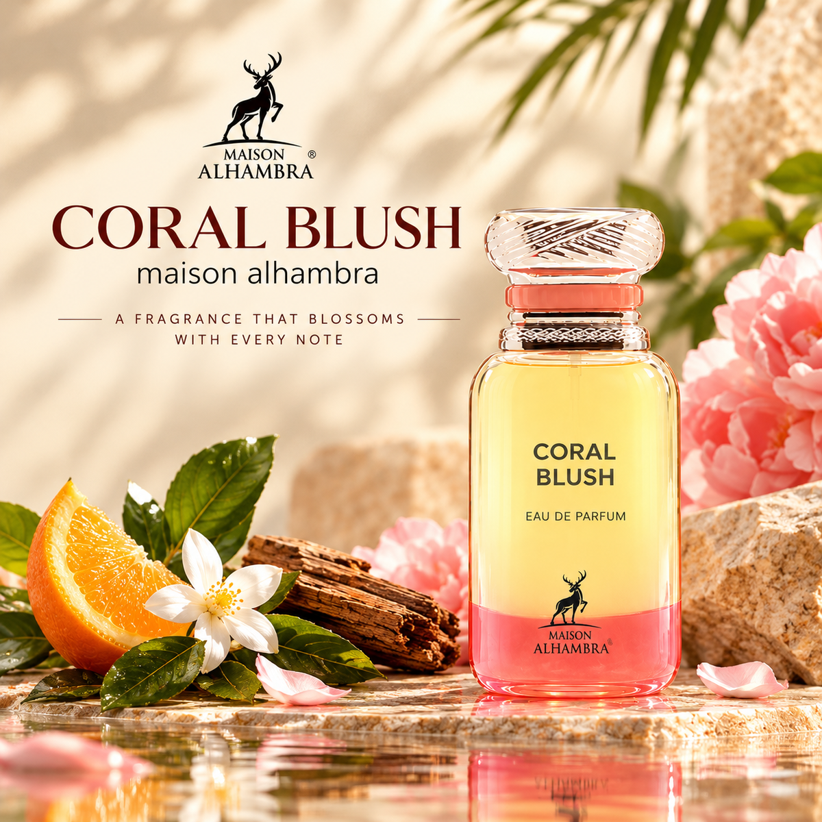 Maison alhambra Coral blush