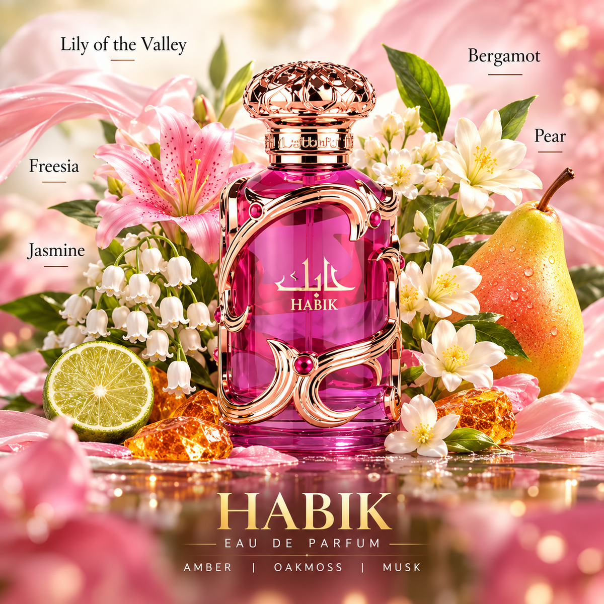 Lattafa Habik for Women Eau de Parfum 3.3 oz