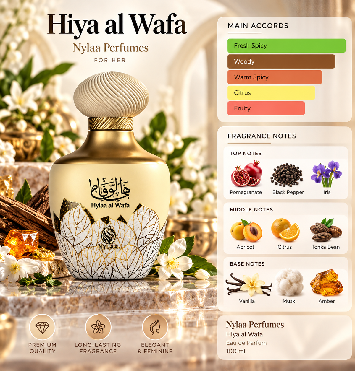 Nylaa Hiya al wafa Eau de parfum