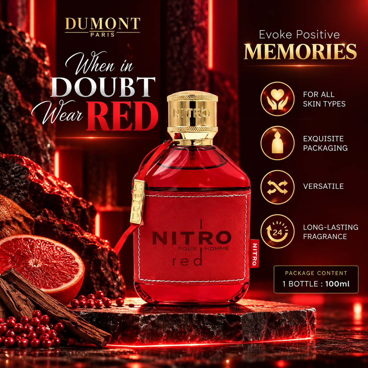 Dumont Paris Nitro Red